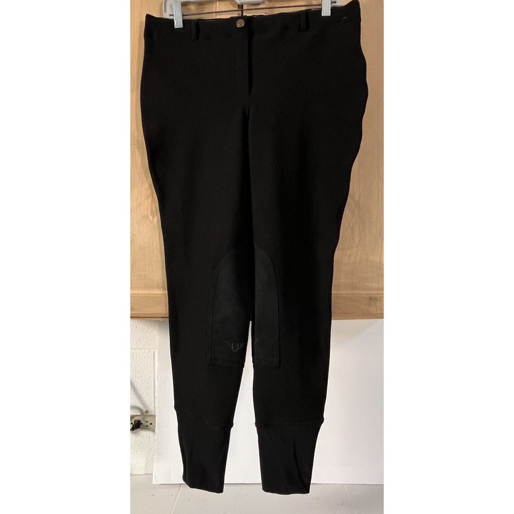 Tuff Rider Ladies Ribb Low Rise Pulling Sz 34 Black NWT